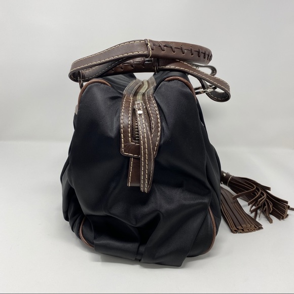 RAFE satin and leather shoulder bag NWT - Picture 11 of 14